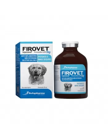 Antiinflamatório Botupharma Firovet Dog Injetável para Cães 25 ml