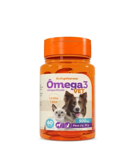 OMEGA 3 VET 500 MG 60 UND