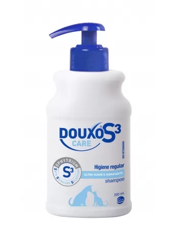 Shampoo Ceva Douxo S3 Care Higiene Regular para Cães e Gatos 200ml