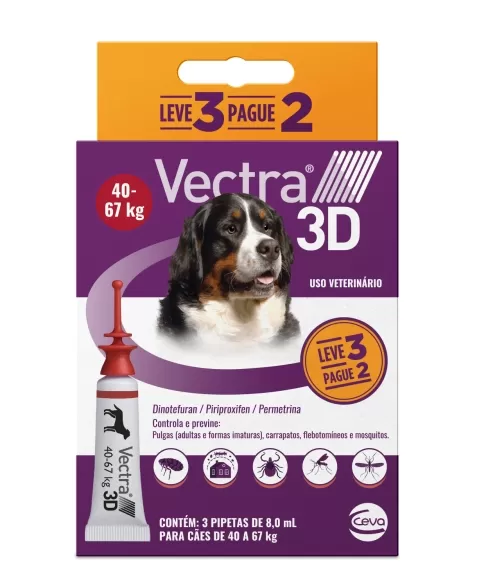 VECTRA 3D CAES 40-67KG 8 ML - L3P2