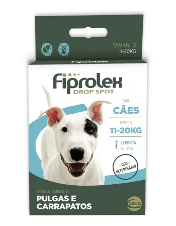 Antipulgas e Carrapatos Ceva Fiprolex para Cães de 11 a 20 Kg 1,34 ml