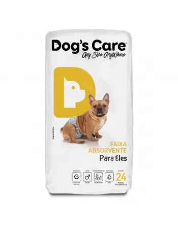 Fralda para Cães Dog´s Care Macho G C/ 24 Unidades