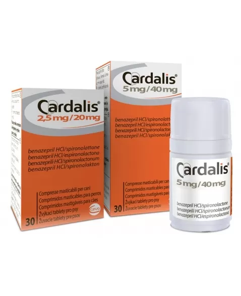 CARDALIS 2.5MG/20MG 10 KG 30 COMP