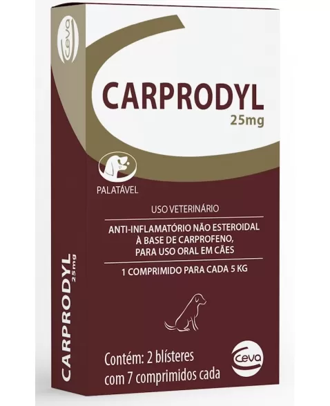 CARPRODYL 25MG 14 COMP