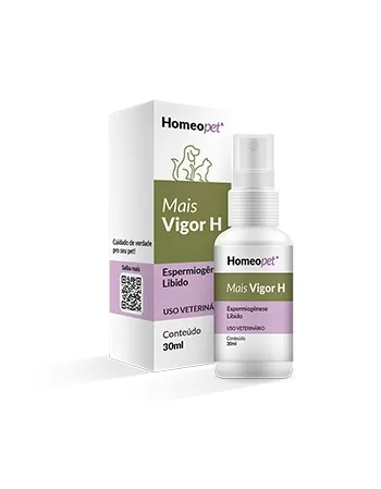 Sistema de Terapia Homeopet Mais Vigor H para Cães e Gatos 30 ml