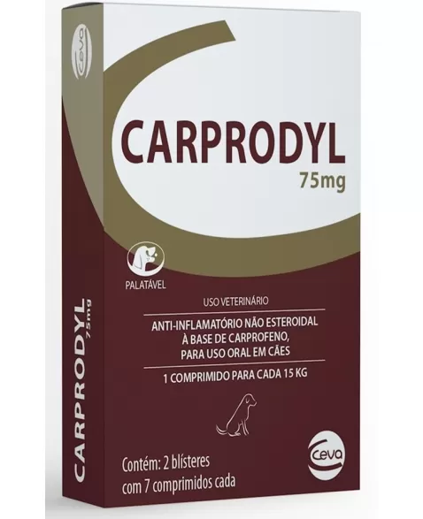 CARPRODYL 75MG 14 COMP