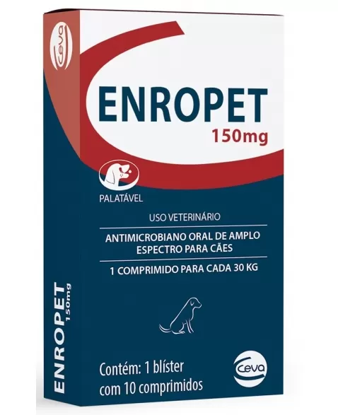 ENROPET PAL 150MG - 10 COMP