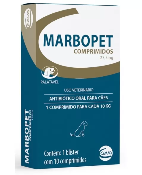 MARBOPET 27.5MG 10KG 10 COMP