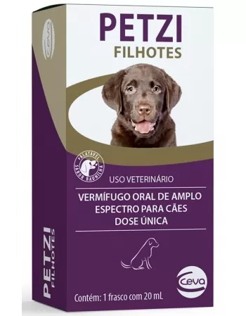 Vermífugo Ceva Petzi Filhotes para Cães 20 ml