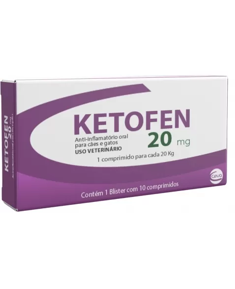 KETOFEN 20 MG 10 COMP