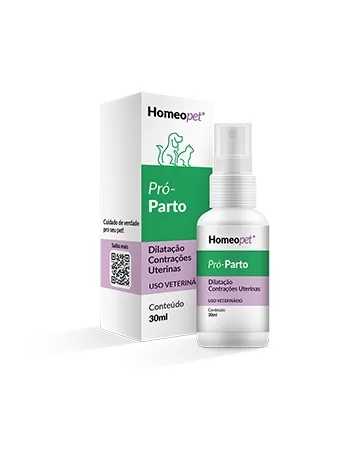 Sistema de Terapia Homeopet Pró-Parto para Cães e Gatos 30 ml