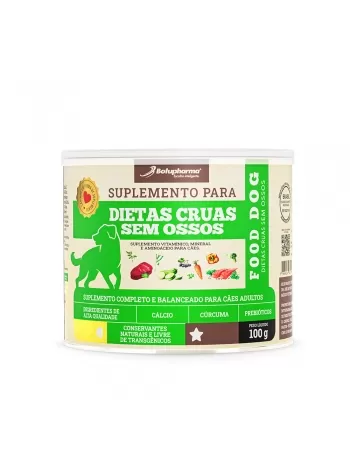 FOOD DOG DIETAS CRUAS SEM OSSOS 100G