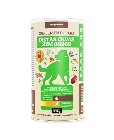 FOOD DOG DIETAS CRUAS SEM OSSOS 500G