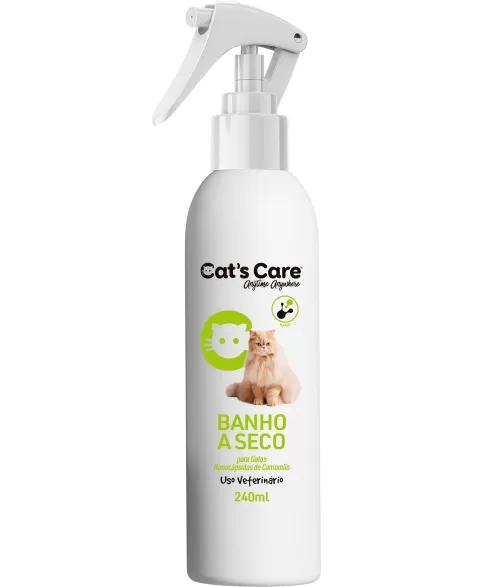 BANHO A SECO PARA GATO 240 ML